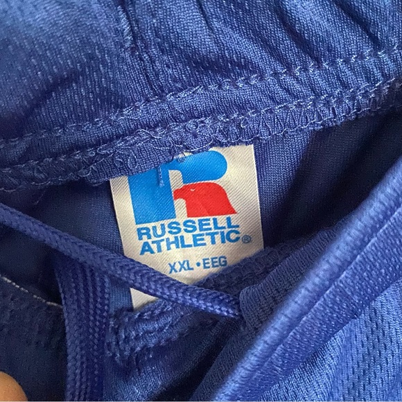 Russell athletic men’s regular fit 9” inseam training short w/ pockets blue XXL - Picture 2 of 4